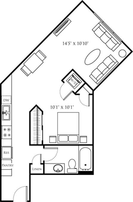 Floor plan layout diagram for S7